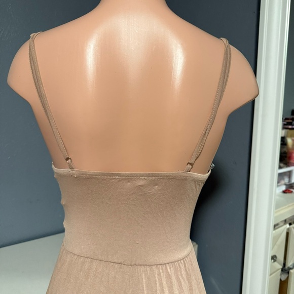 Tan Sleeveless Jumpsuit - Picture 5 of 5